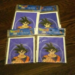 DragonBallZ gift bags 4 packs